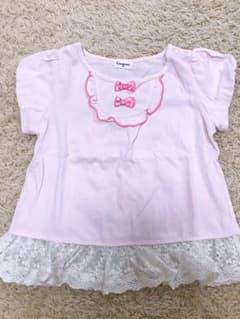 フリルレースTシャツ トップス90のサムネイル