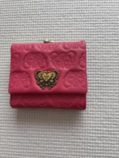 アナスイ　バタフライ三つ折り財布　ピンクのサムネイル