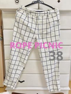 ROPE PICNIC ロペピクニック38 パンツ 白 きれいめ 春 夏のサムネイル