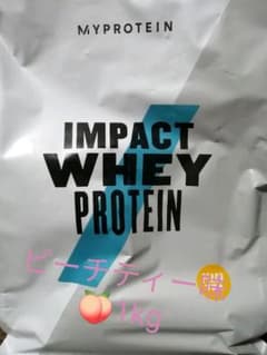 【本日限定値引き】 プロテイン1kg　ピーチティー味のサムネイル
