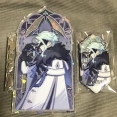 匿名配送】 原神 霜痕与権焔 厳霜と狂焔 アクスタ 缶バッジ 博士