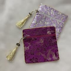 タイ　刺繍ポーチ 2点セットのサムネイル