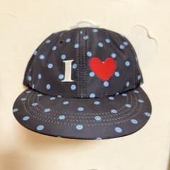 ドット柄 I LOVE キャップ 帽子のサムネイル