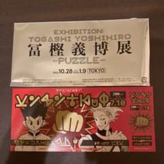 【冨樫義博展】入場特典チケット ハンターハンター 天空闘技場  ヒソカvsゴン戦のサムネイル