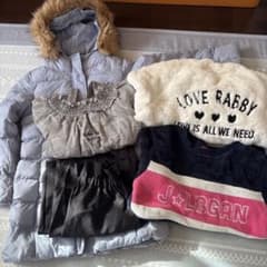 女の子秋冬まとめ売り 美品ありアウター含むのサムネイル