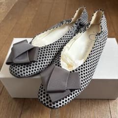 nouvelle Robe ドット柄フラットシューズ 24 EEのサムネイル