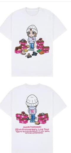 値下げ！浜崎あゆみ25th anniversary live TシャツsizeMのサムネイル
