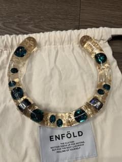 ENFOLD ビジュー入りアクリルチョーカー 美品 タグ・保存袋付き - メルカリ
