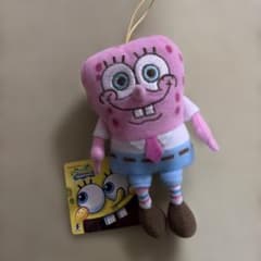 レア　スポンジ・ボブ ぬいぐるみ マスコット ラブリーパンツ　ピンク