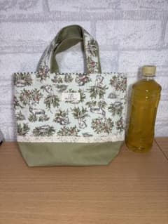 ハンドメイド トートバッグ 動物柄のサムネイル