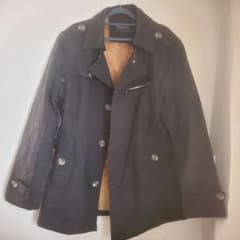 FINE MENSWEAR ダブルブレストジャケット 黒のサムネイル
