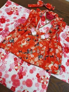 美品！七五三　着物　女の子　被布のサムネイル