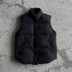 00s 90s eddie bauer ダウンベスト ベスト ブラック - メルカリ