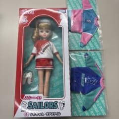 リカちゃん セーラーズくじ 01リカちゃんチアスタイル ドレストレーナーセットのサムネイル