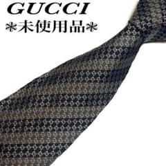 未使用品】 グッチ ネクタイ GG柄 総柄 シルク ハイブランド - メルカリ