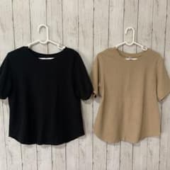 UNIQLO ワッフルクルーtシャツのサムネイル