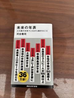 未来の年表 人口減少日本でこれから起きることのサムネイル