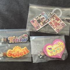 アイカツ！ ガチャガチャ 4点セット（クリップ / めじるしアクセサリー）のサムネイル