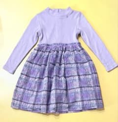 ANNA SUI miniアナスイミニ レース×チェック ドッキングワンピースのサムネイル