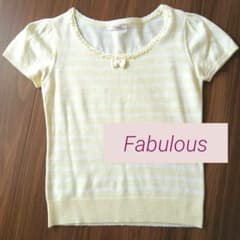 Fabulous 半袖ニット