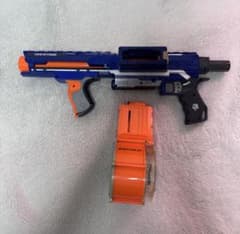 NERF ランページ 動作確認済み 美品 マガジン2個付 NERF RAMPAGE ナーフ ランページ 25連ドラムマガジン 動作確認済