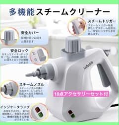 10点部品付 ポータブルスチームクリーナー 化学物質不使用 家中