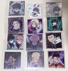 Jujutsu Kaisen wafer sticker set (11 stickers)
