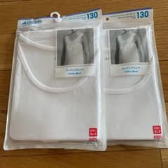 UNIQLO エアリズムコットンブレンドタンクトップ2枚セットのサムネイル