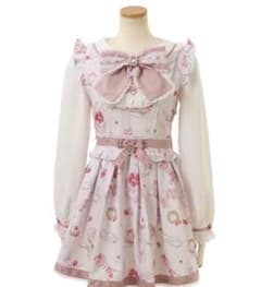 LIZLISA Salon de Fraise ワンピース ピンク - メルカリ