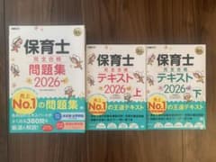 【2026年度版】保育士資格試験 保育士完全合格テキスト上下+問題集のサムネイル