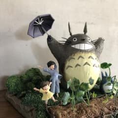 宮崎駿 スタジオジブリ となりのトトロ スタチュー 真夏の夜