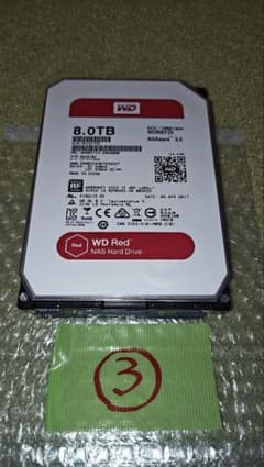 【良品】WD Red 8TB HDD WD80EFZX ③のサムネイル