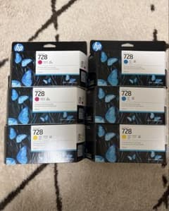 HP 728 インクカートリッジ 6個セット(+3個おまけ) - メルカリ