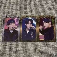 【サン】金銀3枚セットATEEZ SBS 人気歌謡 インガ トレカ　コンプ ATEEZ SBS 人気歌謡 インガ ポップアップ トレカ ミンギ セット - メルカリ