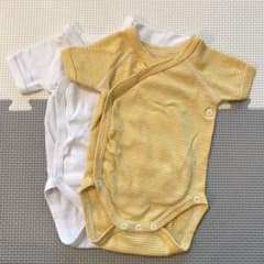 プチバトー 54 肌着 ロンパース　2枚セットのサムネイル