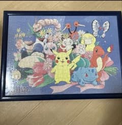 【30年近く前　希少品】ポケットモンスター 特大ジグソーパズル 額縁付き 30年近く前 希少品】ポケットモンスター 特大ジグソーパズル 額縁付き