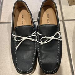 美品】REGAL リーガル ドライビングシューズ ネイビー26.5cm - メルカリ