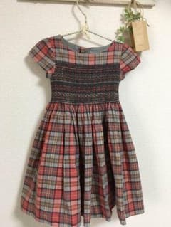 ひまちこさま☆ボンポワン 4A スモッキング ワンピース★のサムネイル