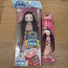 【サンスター】鬼滅の刃 禰豆子 ヨコピタ筆箱　えんぴつセットのサムネイル