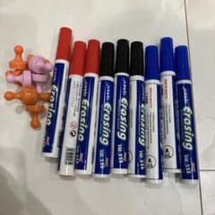ホワイトボードマーカー 9本セット　マグネット９本のサムネイル