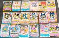レアあり】たまごっちカップ カード18枚まとめ売り コンテス島の机