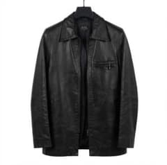 K*8様 90s~ A.P.C. テーラードジャケット 黒 フランス製 アーカイ A.P.C. レザージャケット ブラック フランス製 90s - メルカリ