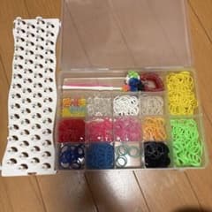 レインボールーム セット ゴム編み機 フック付きのサムネイル