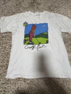 Golf Nut Tシャツ ゴルフデザイン 古着 カジュアル ダメージシャツのサムネイル