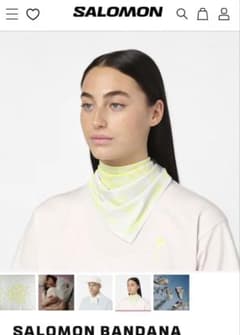 SALOMON BANDANA ALPEN BLOSSOM サロモン バンダナ - メルカリ