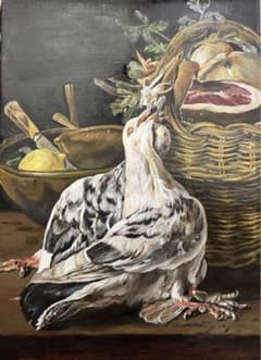 油絵 ルイスメレンデス ボデゴン 模写 oil painting 原画　複製画 油絵 ルイスメレンデス ボデゴン 模写 oil painting 原画 複製画