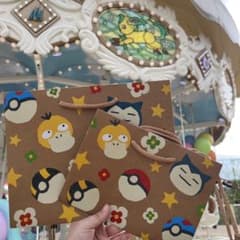 ポケパークカントー ショッパー 2枚 小 中 紙袋 ポケモン - メルカリ