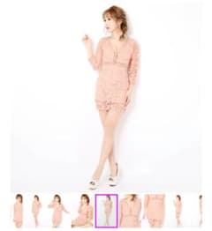 総レースミニドレスのサムネイル