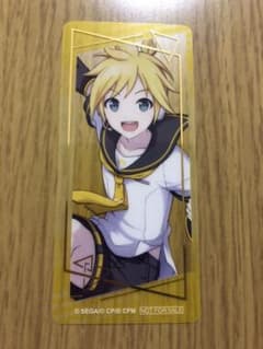 プロセカ　箔押しクリアしおり　鏡音レンのサムネイル