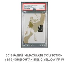 oneofone 大谷翔平 1/1 1of1 PSA ジャージカード 1OF1 - メルカリ